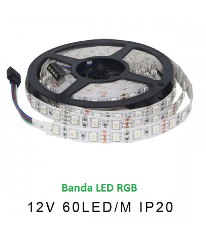 Banda LED 5050 60 SMD RGB Interior